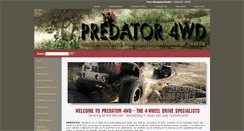 Desktop Screenshot of predator4wd.com