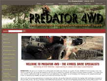 Tablet Screenshot of predator4wd.com